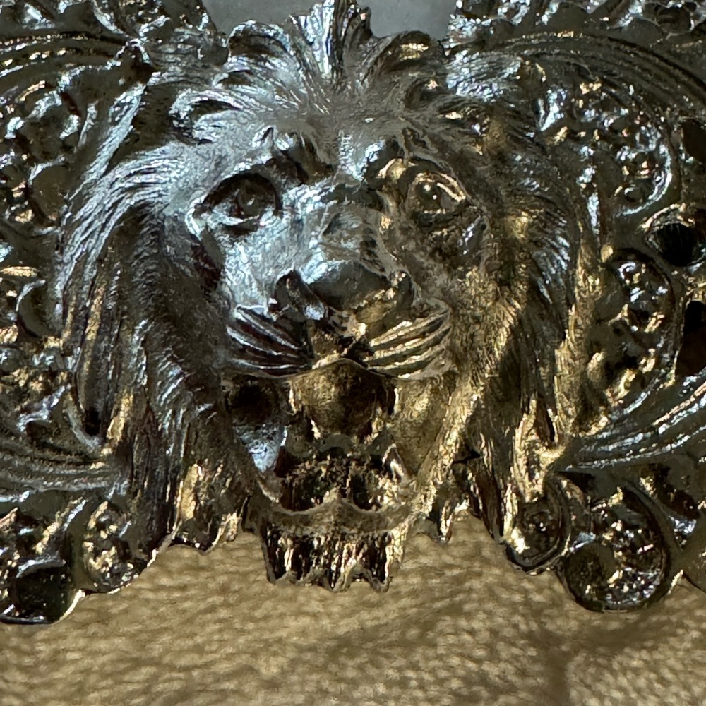 Gay Boyer silver tone buckle. Super unique. Will make an outfit stand alone.